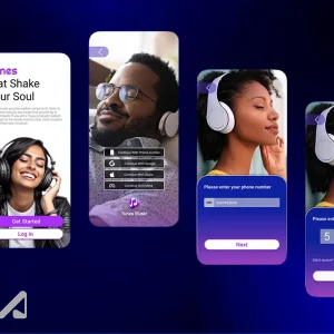 دیزاین اپلیکیشن پخش موسیقی - 1